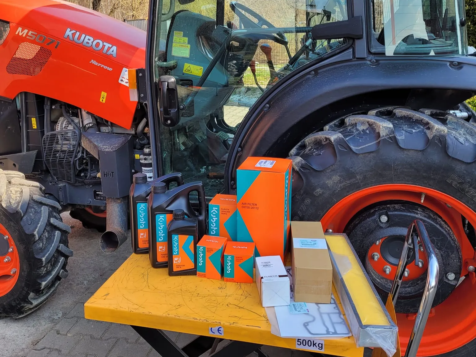 remont silnika powiat myślenicki